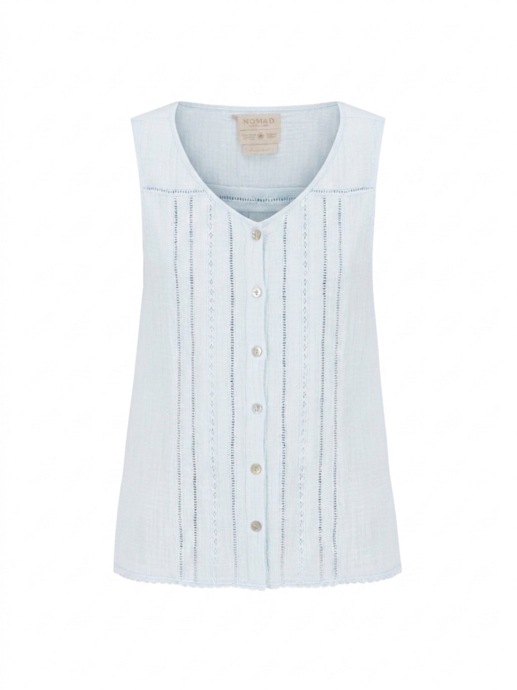 Ceres Organic Cotton Top Serene Blue
