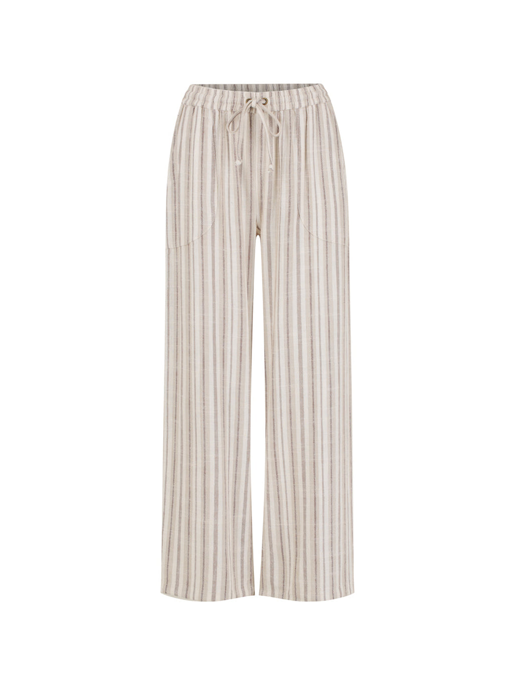 Jolie Linen Blend Pants Driftwood