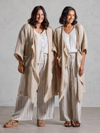 Laguna French Linen Kimono Natural