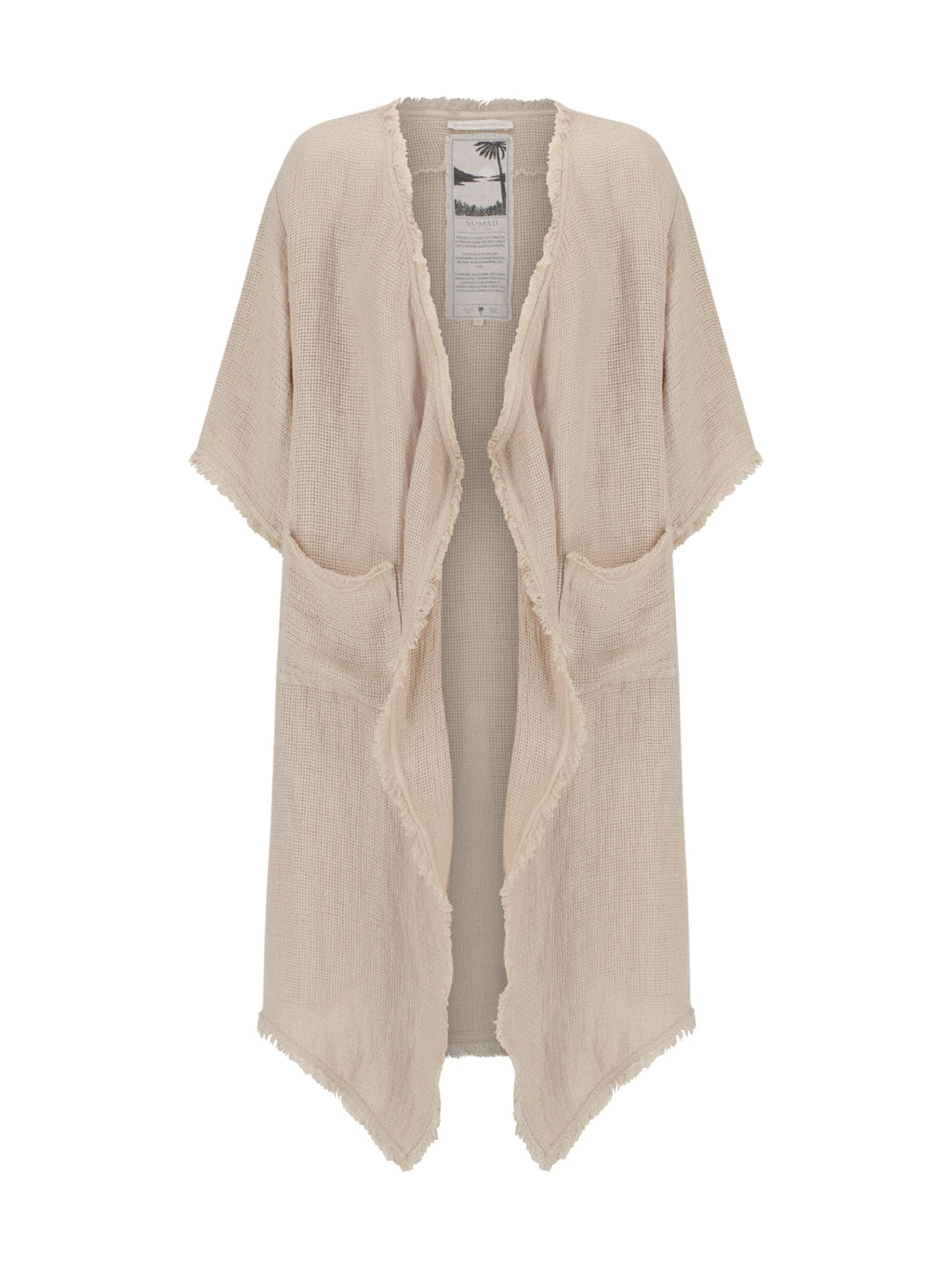 Laguna French Linen Kimono Natural