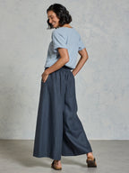 Portillo French Linen Pants Charcoal