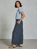 Portillo French Linen Pants Charcoal