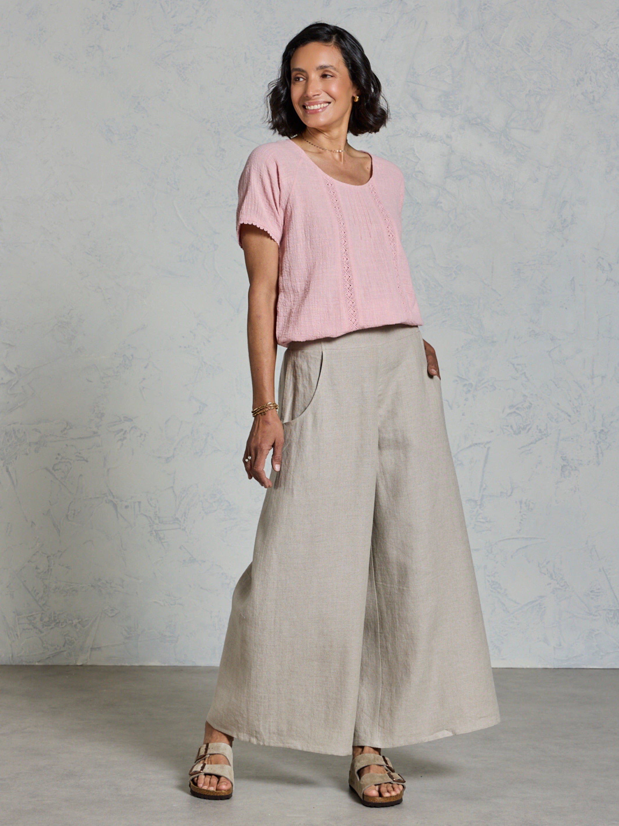 Portillo French Linen Pants Flax